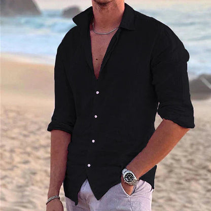 Men's Linen Relaxed Fit Shirt 5