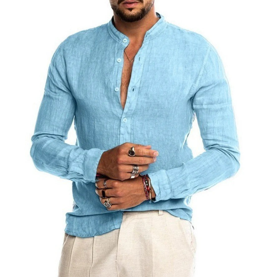 Men's Linen Shirt - Classic Summer Style 2