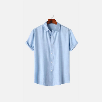 Men's Linen Shirt - Lightweight & Breathable Casual Top 3