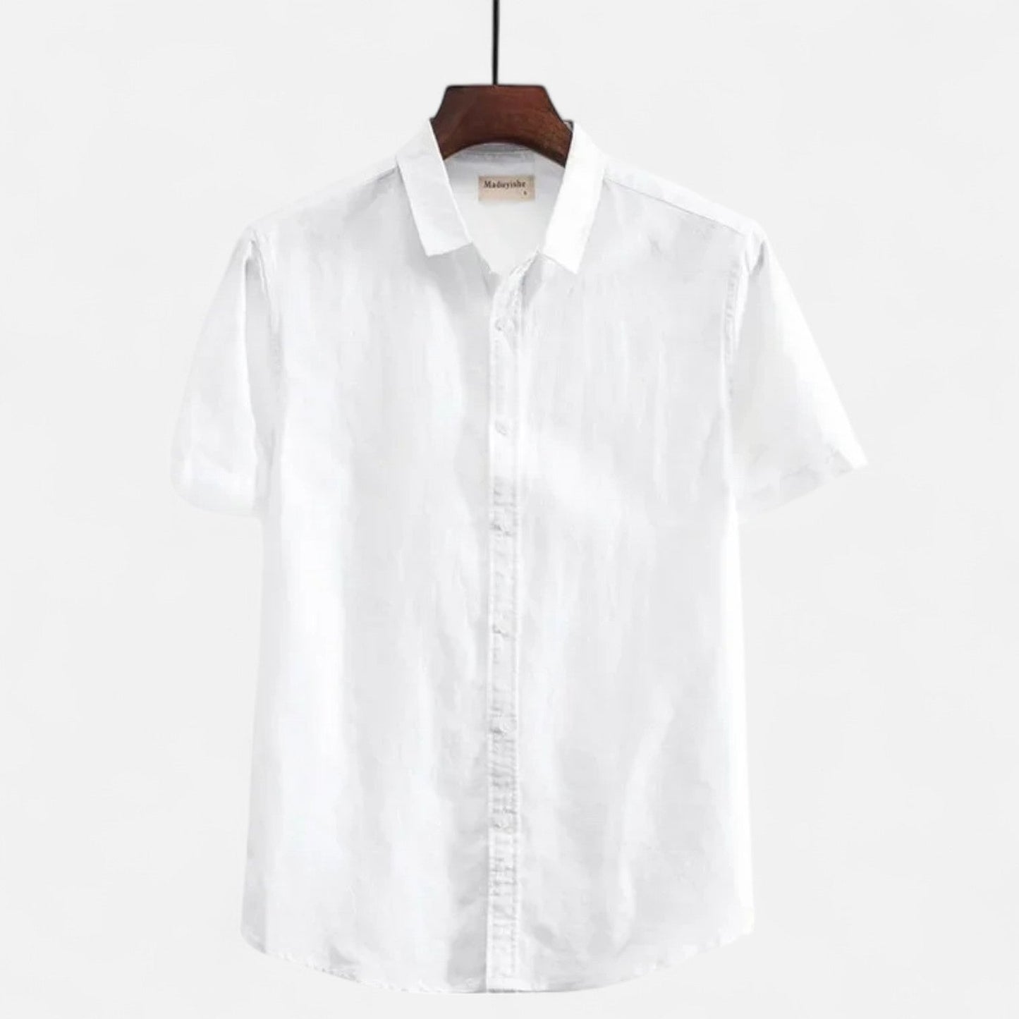 Men's Linen Short-Sleeved Shirt for Summer Comfort 4