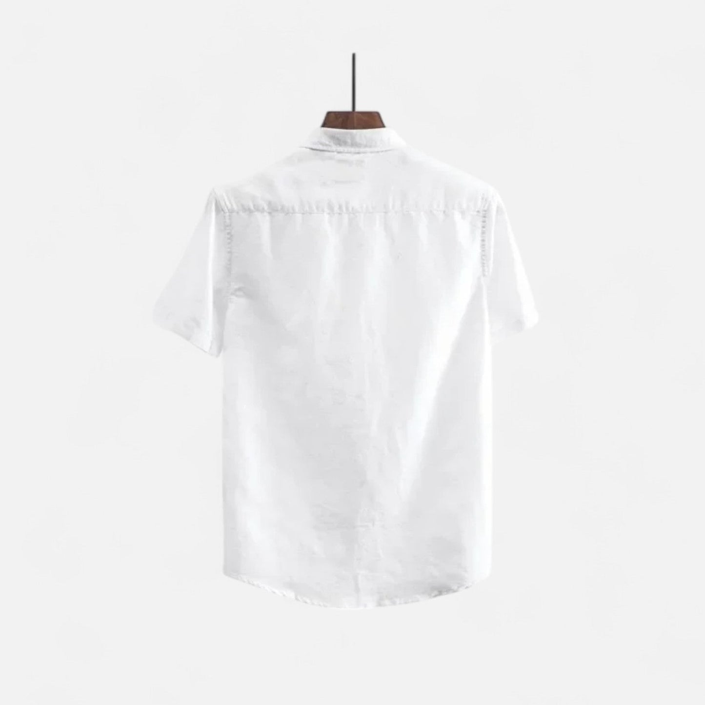 Men's Linen Short-Sleeved Shirt for Summer Comfort 5