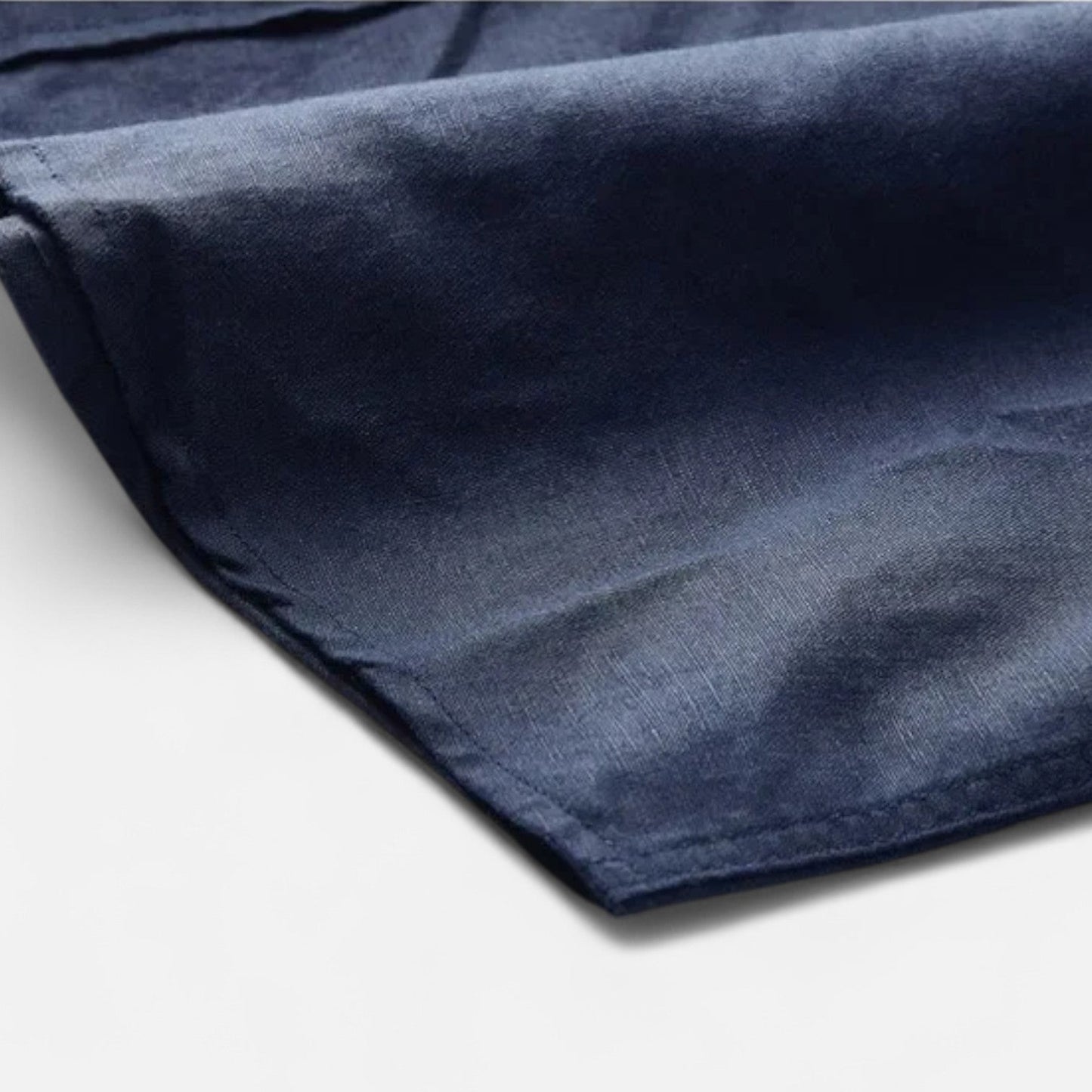 Men's Linen Short-Sleeved Shirt for Summer Comfort 7
