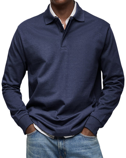 Men's Long Sleeve Polo Shirt 1