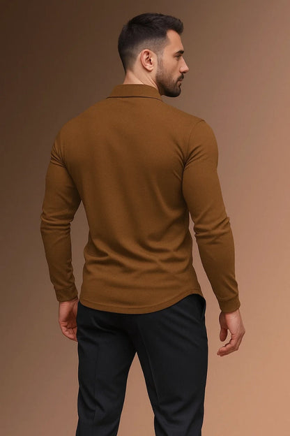 Men's Long Sleeve Polo Shirt 3