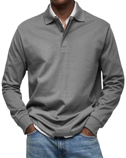Men's Long Sleeve Polo Shirt 4