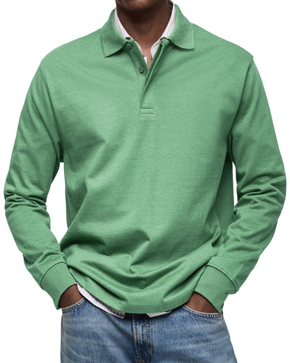 Men's Long Sleeve Polo Shirt 5