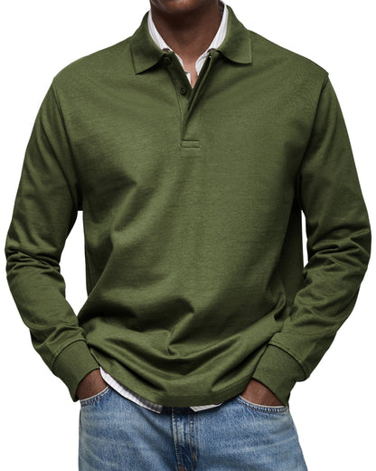 Men's Long Sleeve Polo Shirt 8
