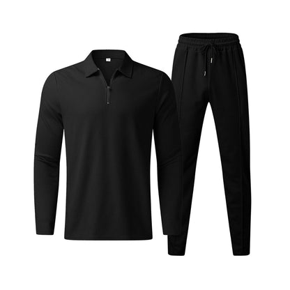 Men's Long Sleeve Polo Shirt for Casual Comfort and Style 2