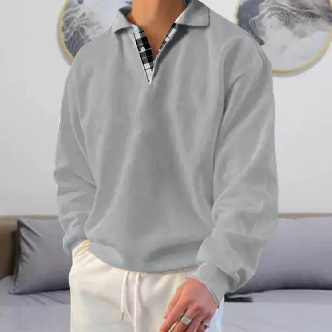 Men's Long Sleeve Sweater - Warm Relaxed Fit Top 2