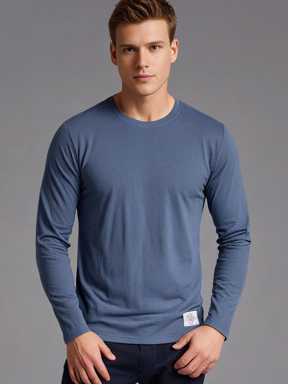 Men's Long Sleeve T-Shirt - Classic O-Neck Style 3