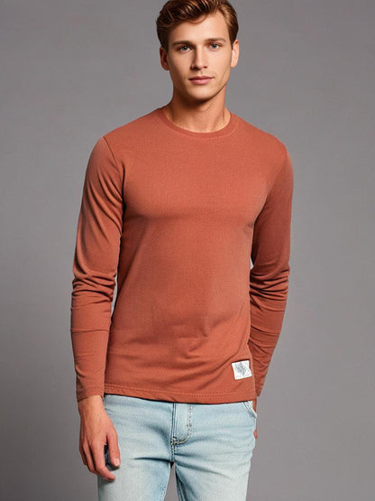 Men's Long Sleeve T-Shirt - Classic O-Neck Style 4