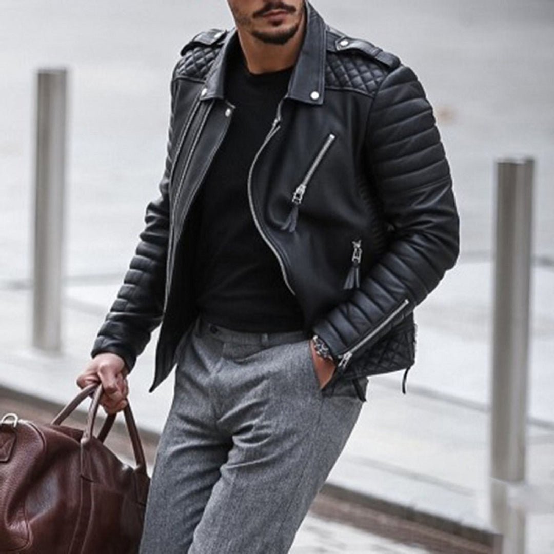 Men's Luxe Leather Jacket 4