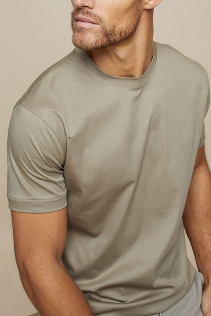 Men's Luxe T-Shirt - Soft Tailored Fit Casual Wear 4