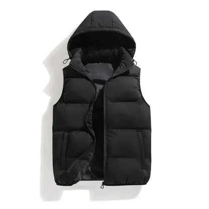 Men's Padded Bodywarmer with Hood 1