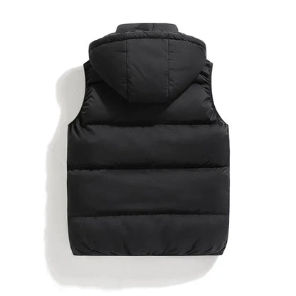 Men's Padded Bodywarmer with Hood 5