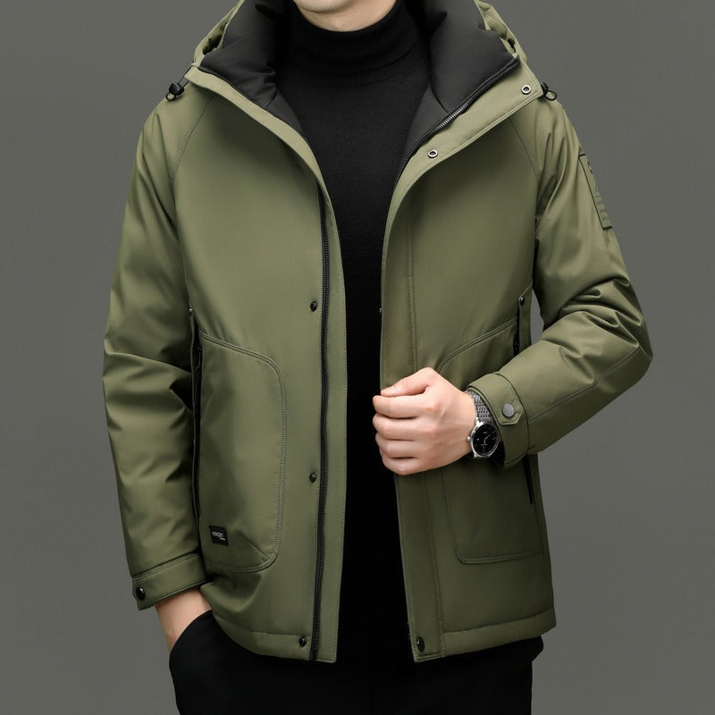 Men's Padded Hooded Down Jacket 1