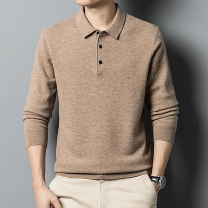 Men's Polo Sweater - Classic Comfort and Style 2