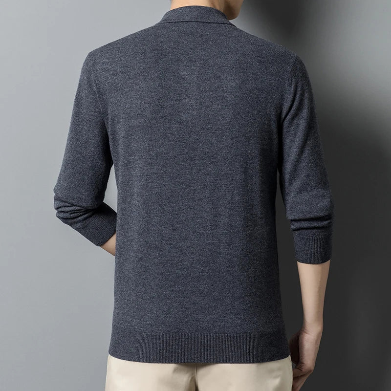 Men's Polo Sweater - Classic Comfort and Style 3