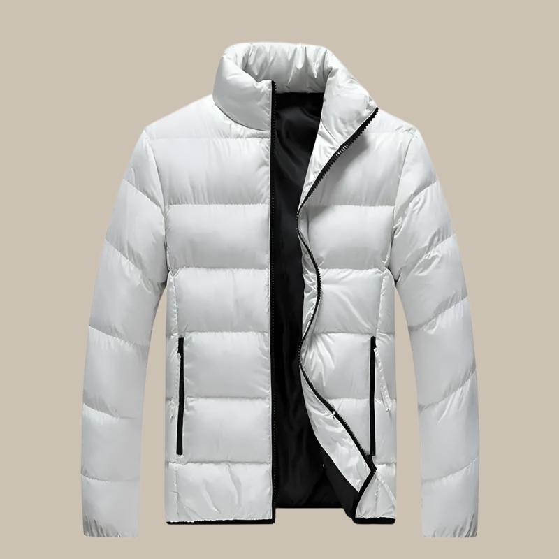 Men's Puffer Jacket - Casual Winter Coat for Cold Weather 0