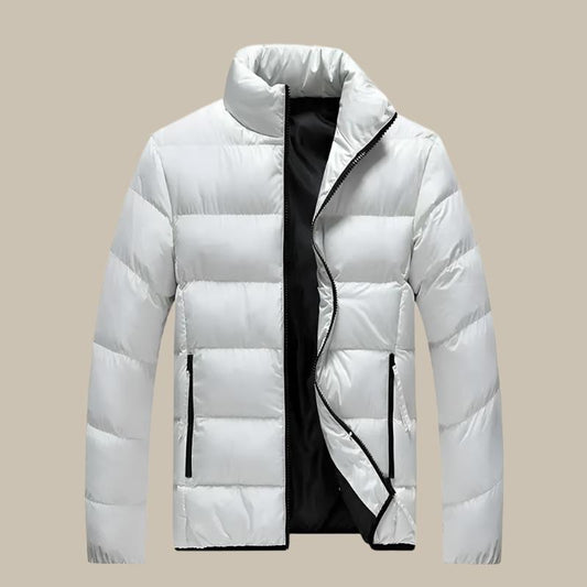 Men's Puffer Jacket - Casual Winter Coat for Cold Weather 0