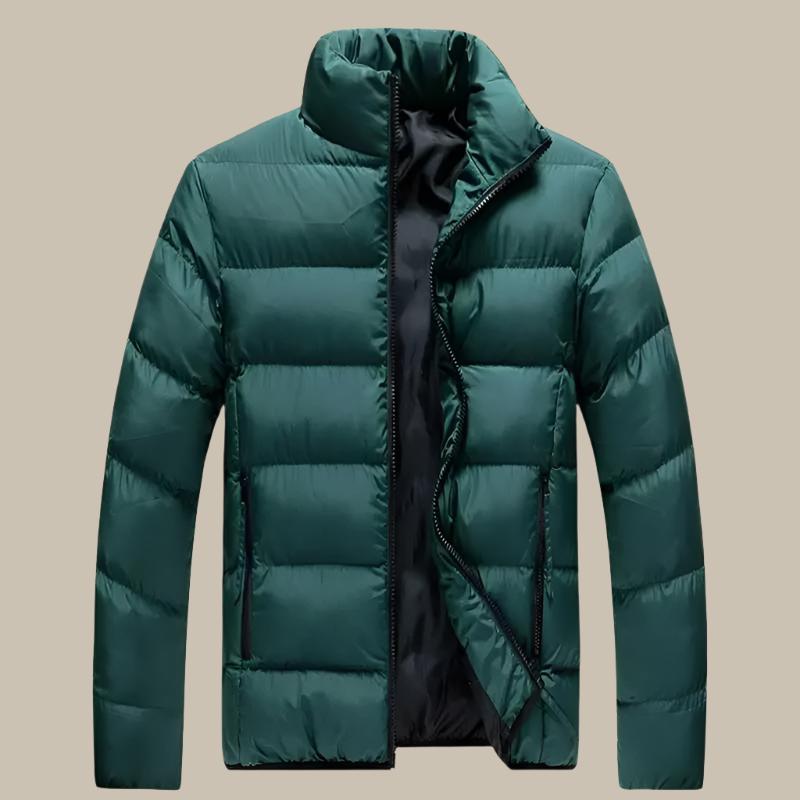 Men's Puffer Jacket - Casual Winter Coat for Cold Weather 1
