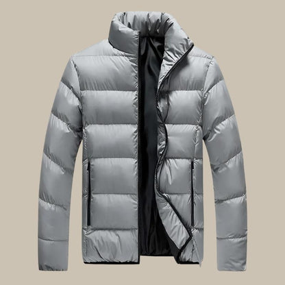 Men's Puffer Jacket - Casual Winter Coat for Cold Weather 3