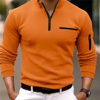 Men's Quarter-Zip Polo Shirt 4