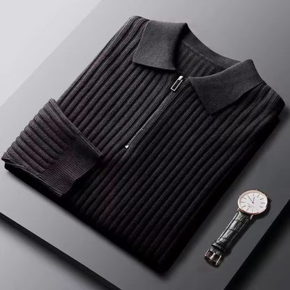Men's Quarter-Zip Sweater with Stylish Design 2