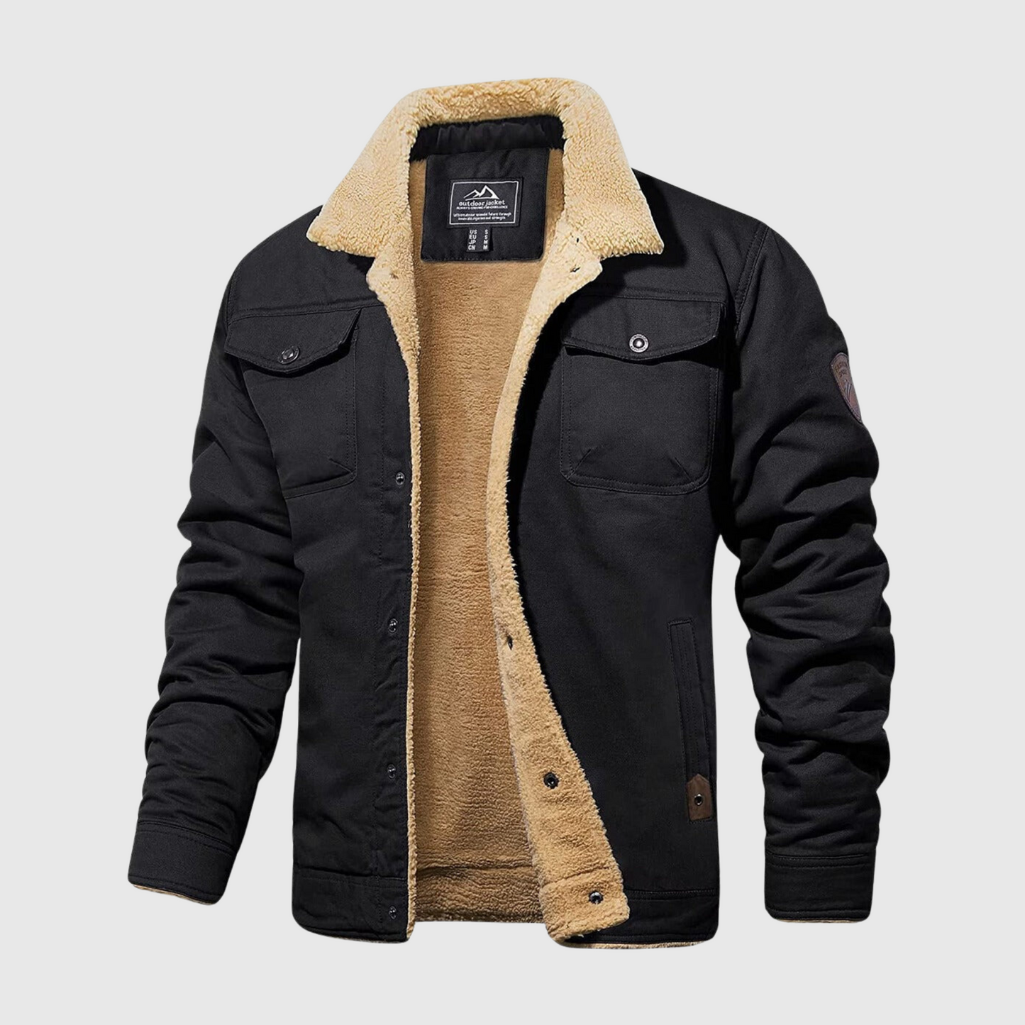 Men's Quilted Bomber Jacket - Stylish Men's Winter Jacket 0