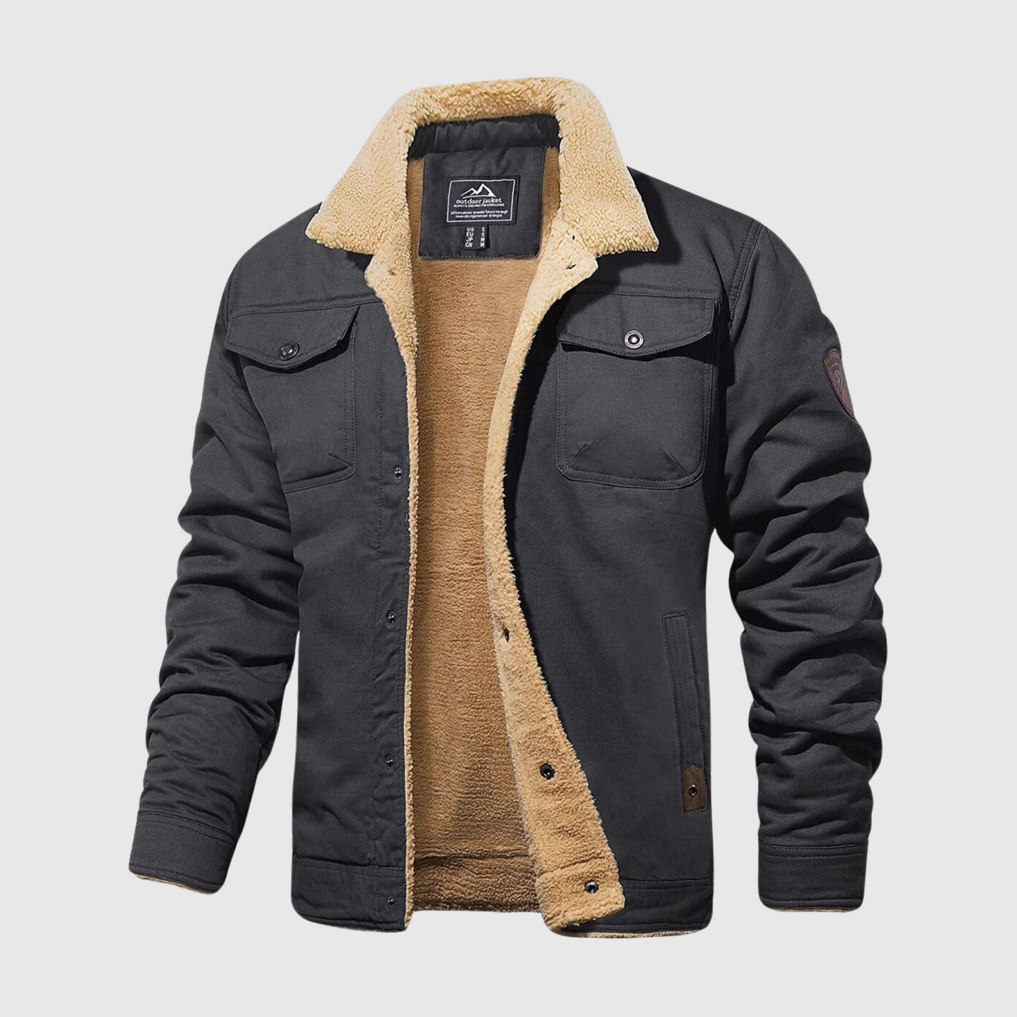 Men's Quilted Bomber Jacket - Stylish Men's Winter Jacket 3