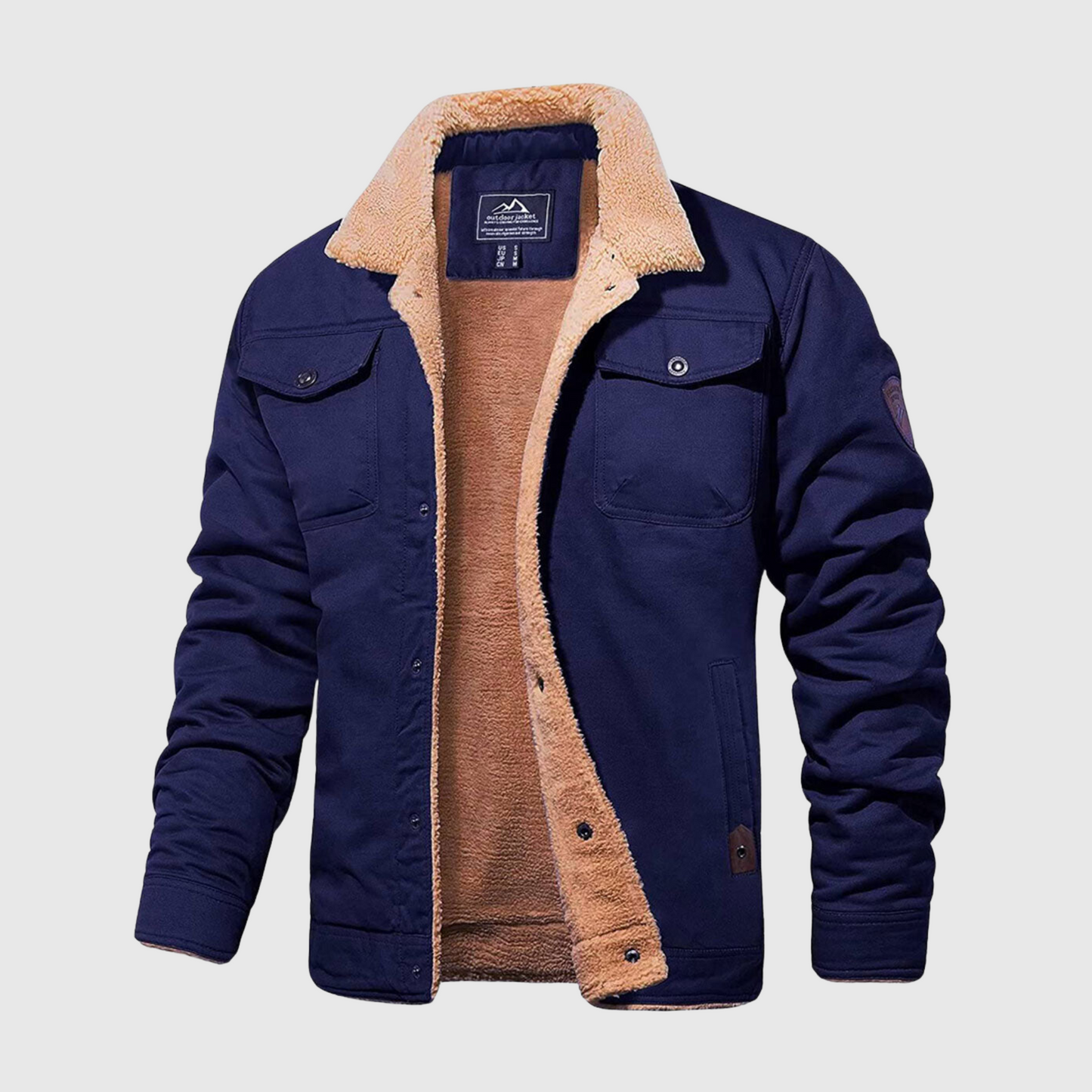 Men's Quilted Bomber Jacket - Stylish Men's Winter Jacket 6