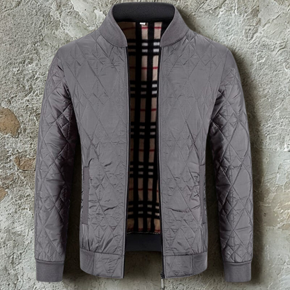 Men's Quilted Bomber Jacket 2