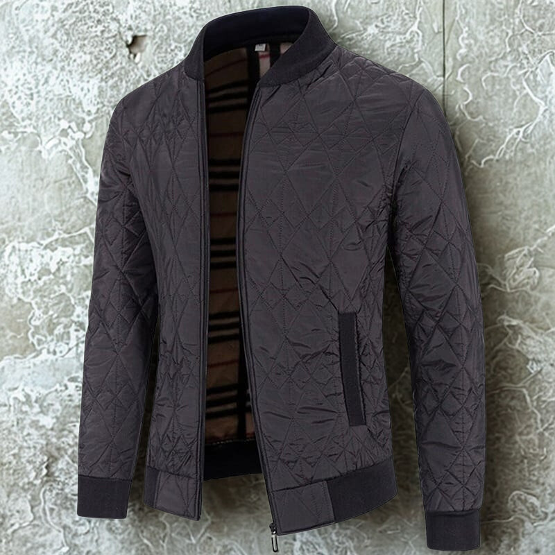 Men's Quilted Bomber Jacket 3