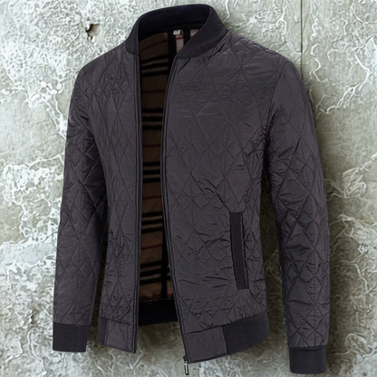 Men's Quilted Bomber Jacket 3