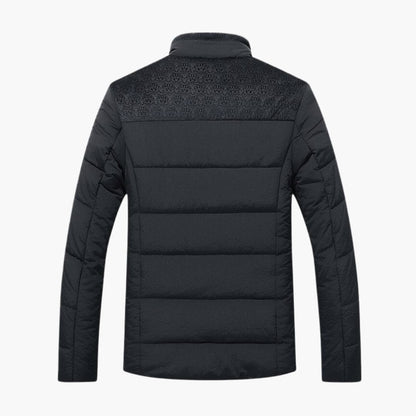 Men's Quilted Jacket with Stand-Up Collar 3