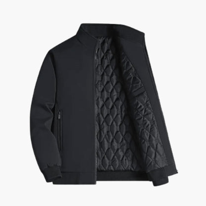 Men's Quilted Jacket with Structured Design and Pockets 4