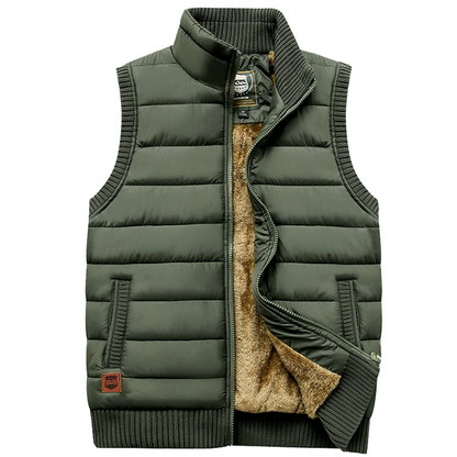 Men's Quilted Sleeveless Winter Vest 0