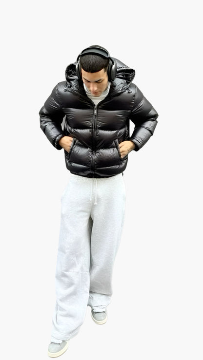 Men's Quilted Urban Puffer Jacket for Winter 0
