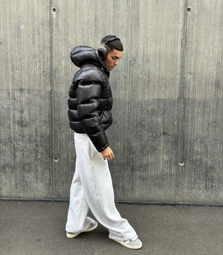 Men's Quilted Urban Puffer Jacket for Winter 2
