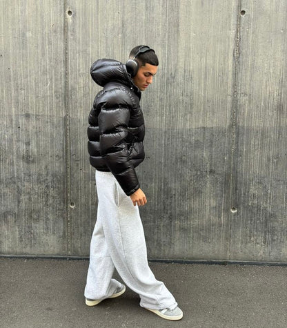 Men's Quilted Urban Puffer Jacket for Winter 2