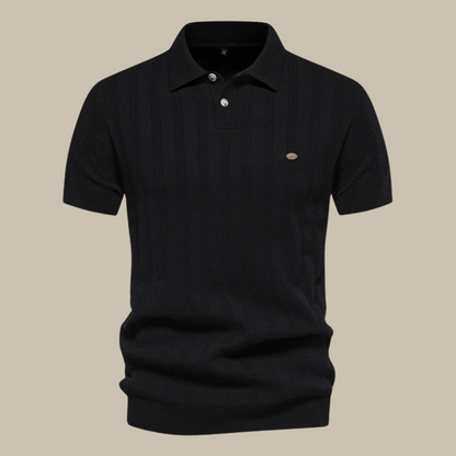 Men's Short Sleeve Merino Wool Polo Shirt 1