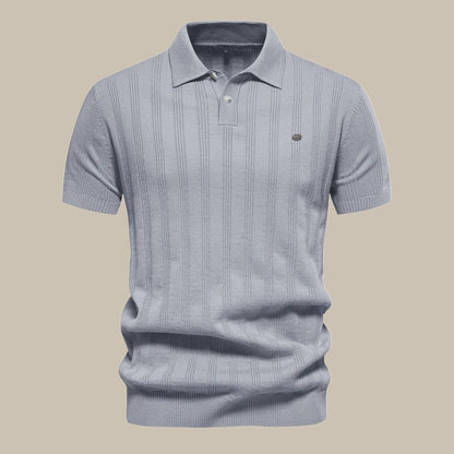 Men's Short Sleeve Merino Wool Polo Shirt 4