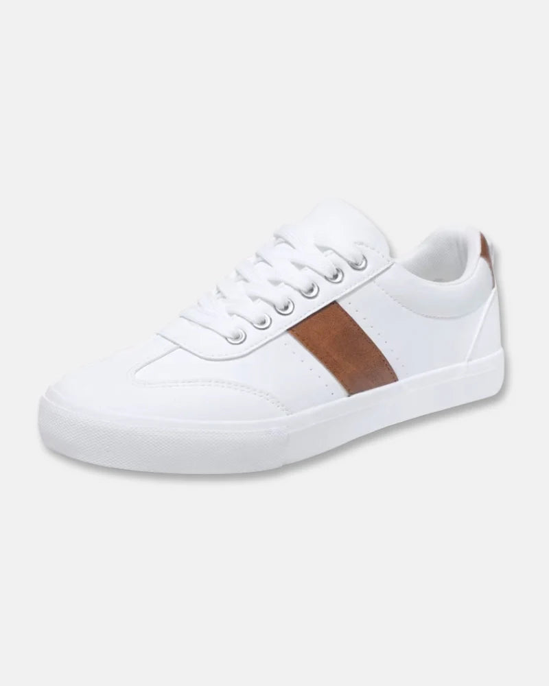 Men's Sneakers - Stylish Low Top Shoes with Premium Leather 0