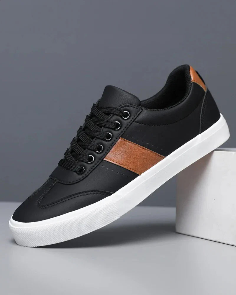Men's Sneakers - Stylish Low Top Shoes with Premium Leather 3