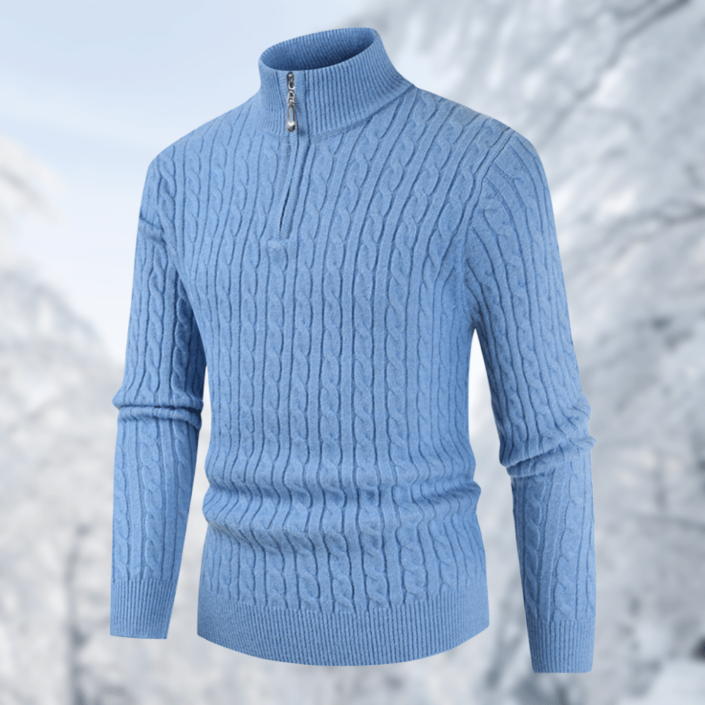 Men's Stand-Up Collar Sweater 0