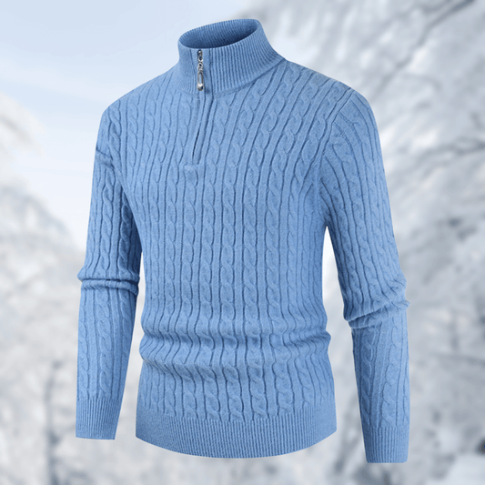 Men's Stand-Up Collar Sweater 0