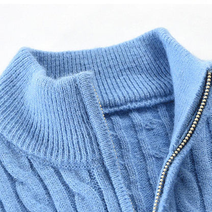 Men's Stand-Up Collar Sweater 3