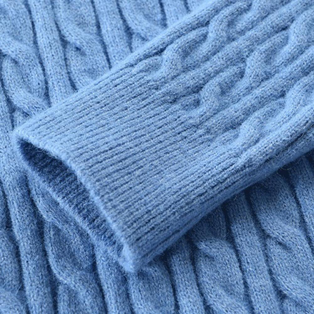 Men's Stand-Up Collar Sweater 4