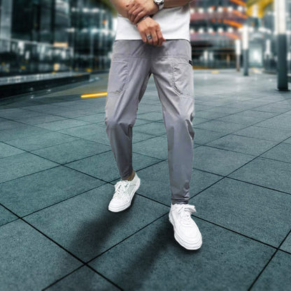 Men's Stretch Cargo Pants with Multiple Pockets 5