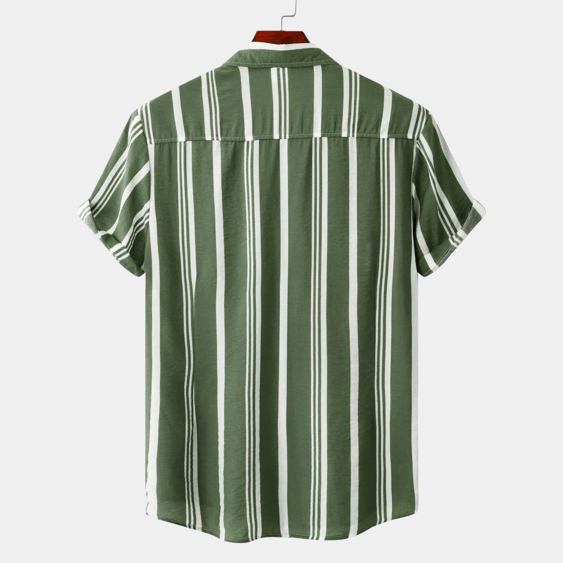Men's Striped Linen Shirt 7